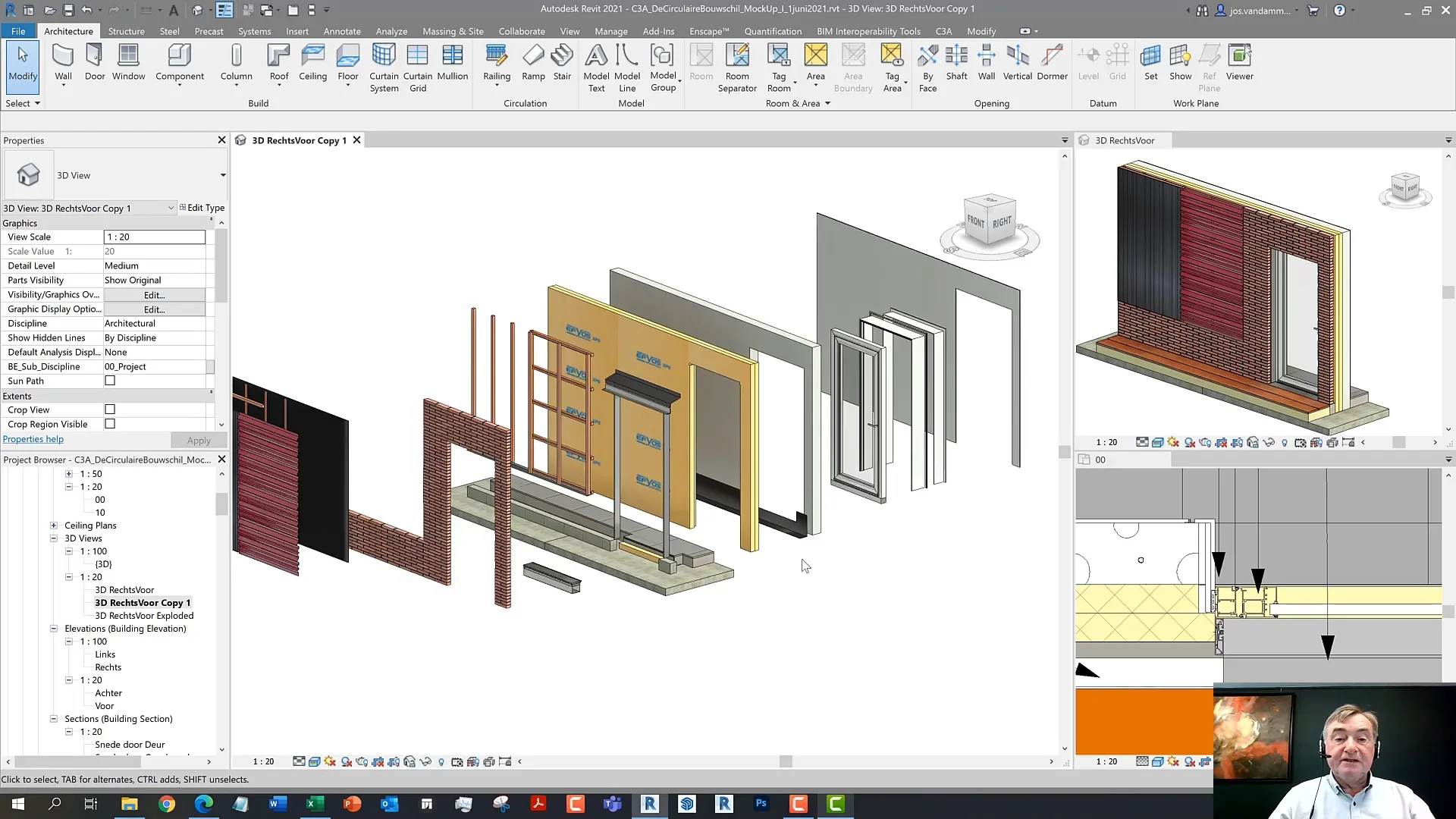 De Circulaire Bouwschil via BIM met Revit